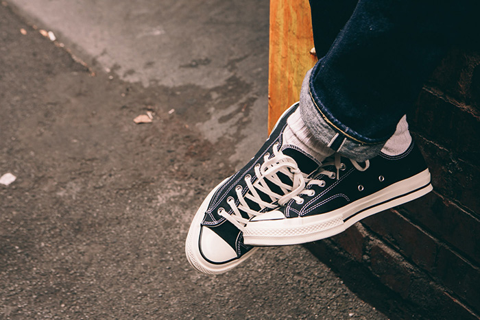 Converse 1970s shop black low